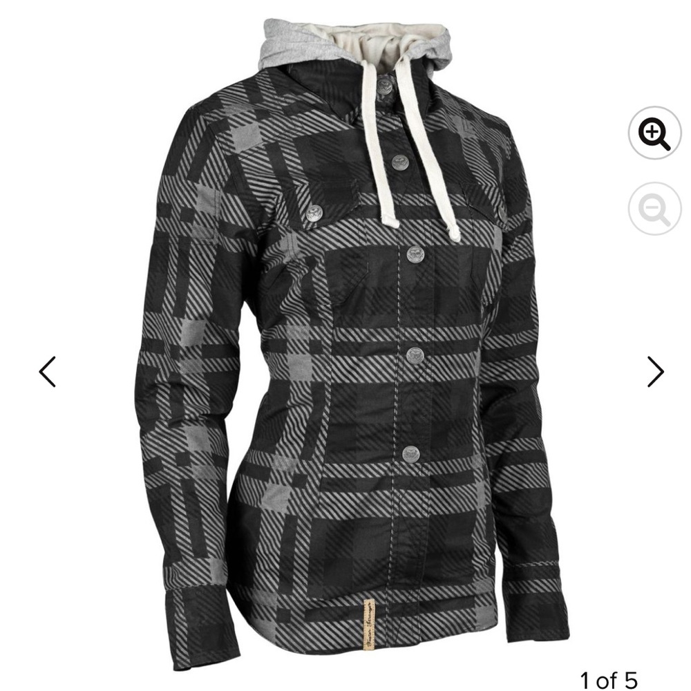 Speed and Strength Armored Flannel Motorcycle Jacket